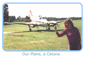 Our Plane, a Cessna